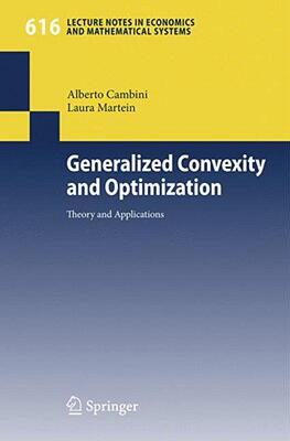 【预售】Generalized Convexity and Optimization: Theory and