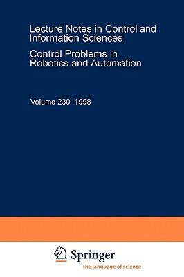 【预售】Control Problems in Robotics and Automation