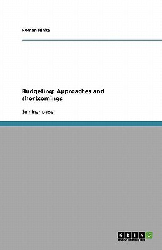 【预售】Budgeting: Approaches and Shortcomings