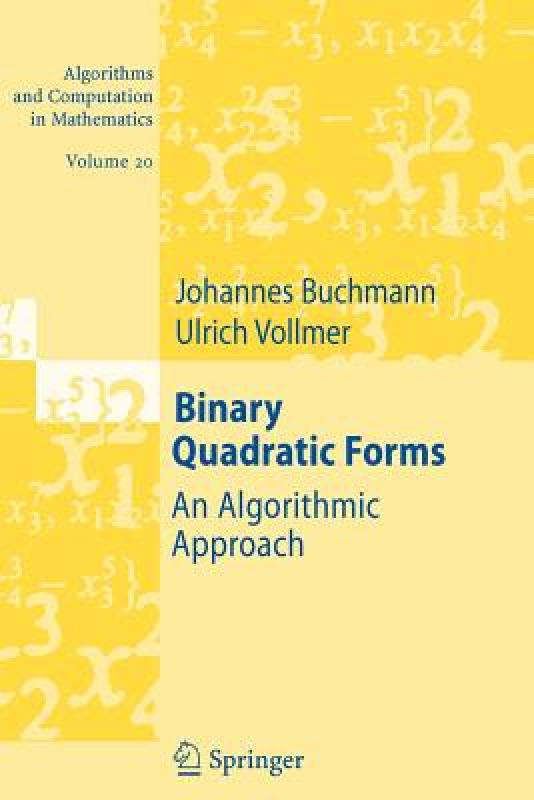【预售】Binary Quadratic Forms: An Algorithmic Approach