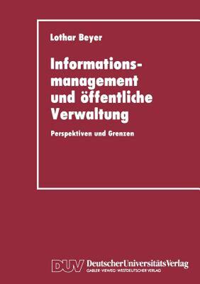 【预售】Informationsmanagement Und Offentliche Verwaltung: