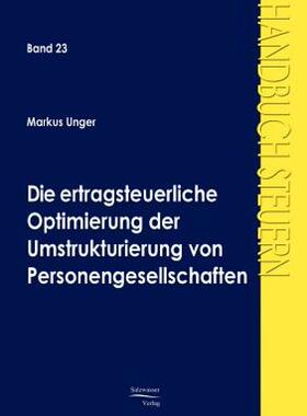 【预售】Die Ertragsteuerliche Optimierung Der