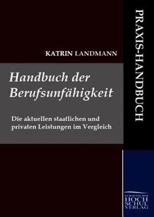 【预售】Handbuch Der Berufsunf Higkeit