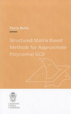 【预售】Structured Matrix Based Methods for Approximate