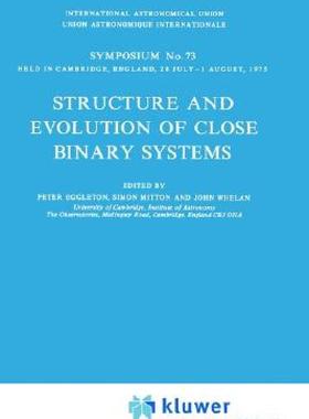 【预售】Structure and Evolution of Close Binary Systems