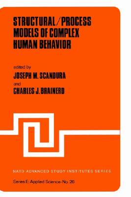 【预售】Structural/Process Models of Complex Human Behavior