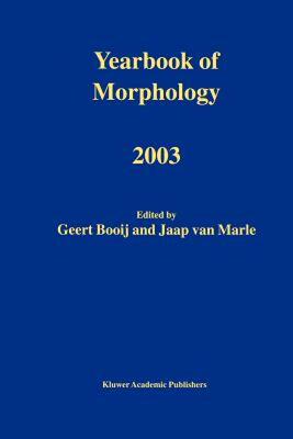 【预售】Yearbook of Morphology 2003