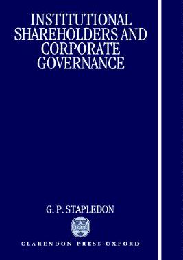 【预售】Institutional Shareholders and Corporate Governance