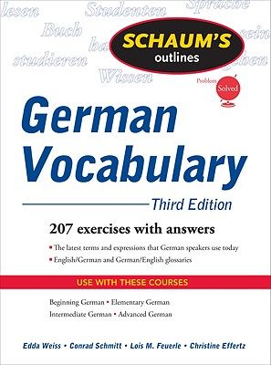 【预售】Schaum's Outline of German Vocabulary