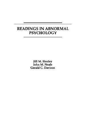 【预售】Readings In Abnormal Psychology