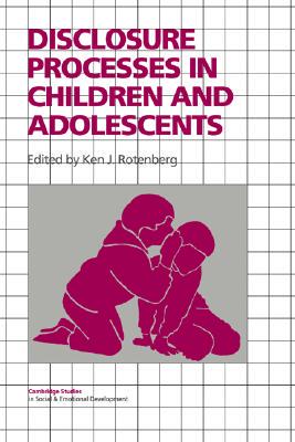 【预售】Disclosure Processes in Children and Adolescents