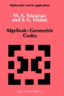 Algebraic Geometric Codes 预售