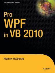 【预售】Pro Wpf in VB 2010