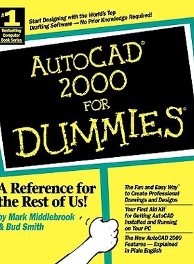【预售】Autocad 2000 For Dummies