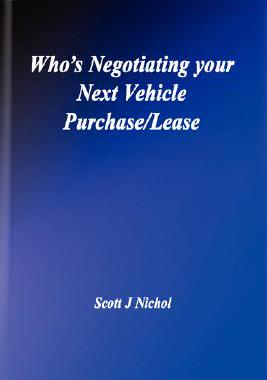 【预售】Who's Negotiating Your Next Vehicle Purchase/Lease