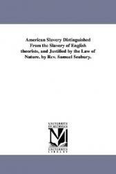【预售】American Slavery Distinguished from the Slavery of