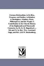 【预售】German Rationalism, in Its Rise, Progress, and