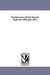 【预售】The Elementary School Journal. September 1914-June