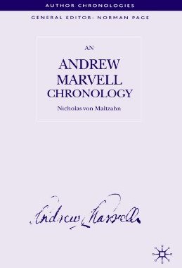 【预售】Andrew Marvell Chronology
