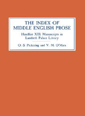 【预售】The Index of Middle English Prose: Handlist XIII: