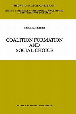 【预售】Coalition Formation and Social Choice