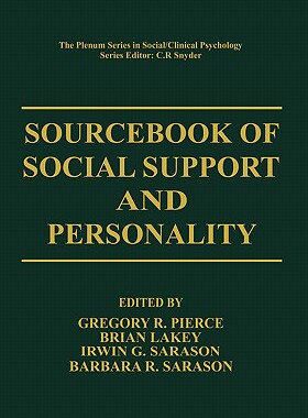 【预售】Sourcebook of Social Support and Personality