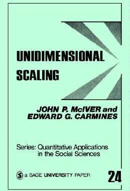 【预售】Unidimensional Scaling