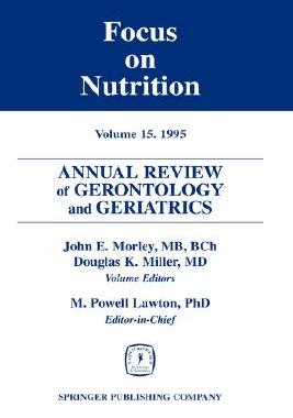 【预售】Annual Review of Gerontology and Geriatrics, Volume