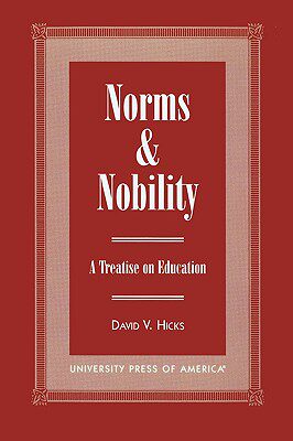 【预售】Norms and Nobility: A Treatise on Education