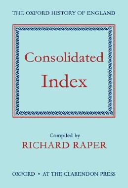 【预售】Consolidated Index to the Oxford History of England