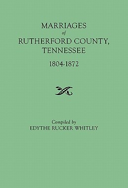 【预售】Marriages of Rutherford County, Tennessee