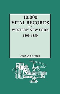 York 1850 000 Western Records Vital 1809 New 预售