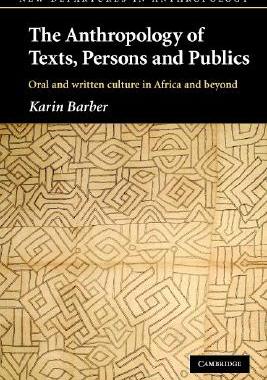 【预售】The Anthropology of Texts, Persons and Publics: Oral