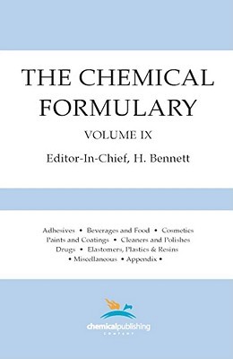 【预售】The Chemical Formulary, Volume 9: Volume 9