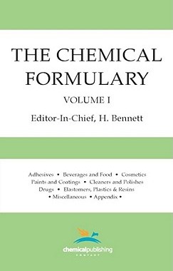 【预售】The Chemical Formulary, Volume 1