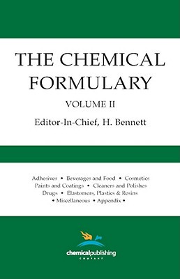 【预售】The Chemical Formulary, Volume 2