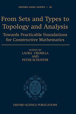 【预售】From Sets and Types to Topology and Analysis: