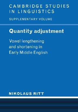 【预售】Quantity Adjustment: Vowel Lengthening and