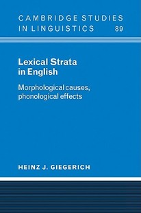 English Strata Causes Morphological 预售 Lexical
