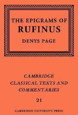 预订 【】Rufinus: The Epigrams of Rufinus