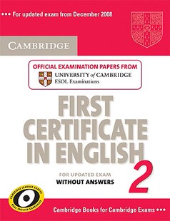 【预售】Cambridge First Certificate in English 2 Without