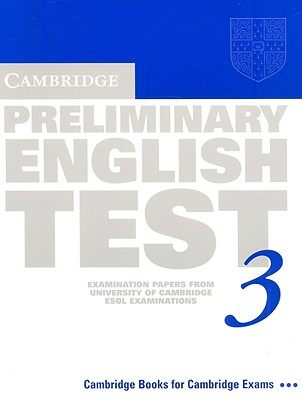 【预售】cambridge preliminary english test 3: examination