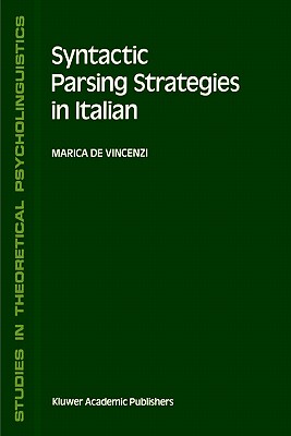 【预售】Syntactic Parsing Strategies in Italian: The Minimal