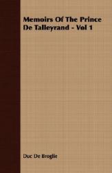 【预售】Memoirs of the Prince de Talleyrand - Vol 1