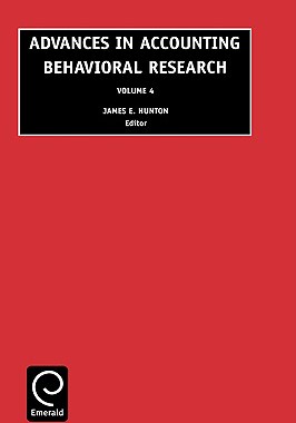 【预售】Advances in Accounting Behavioral Research