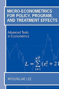 【预售】Micro-Econometrics for Policy, Program, and