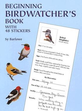 【预售】Beginning Birdwatcher's Book: With 48 Stickers [With