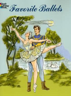 【预售】Favorite Ballets Coloring Book