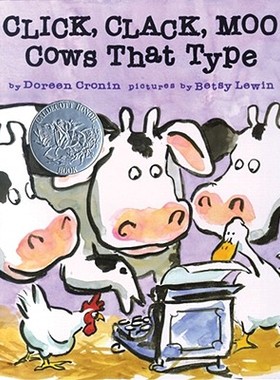 现货 Click, Clack, Moo: Cows That Type 廖彩杏书单推荐