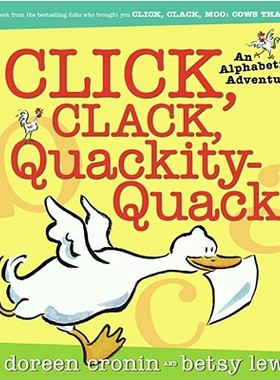 【预售】Click, Clack, Quackity-Quack: An Alphabetical